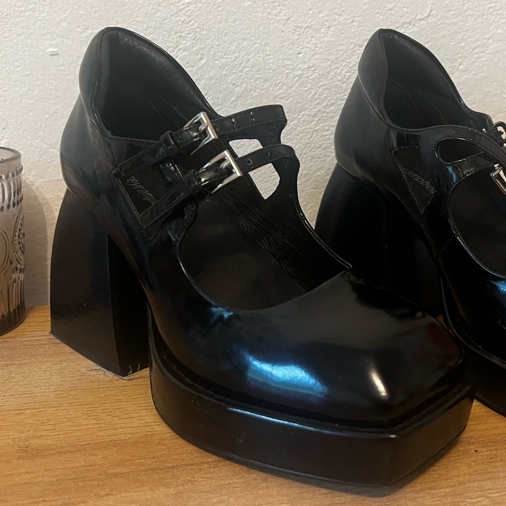 Jeffrey Campbell Mary Jane Chunky Heels